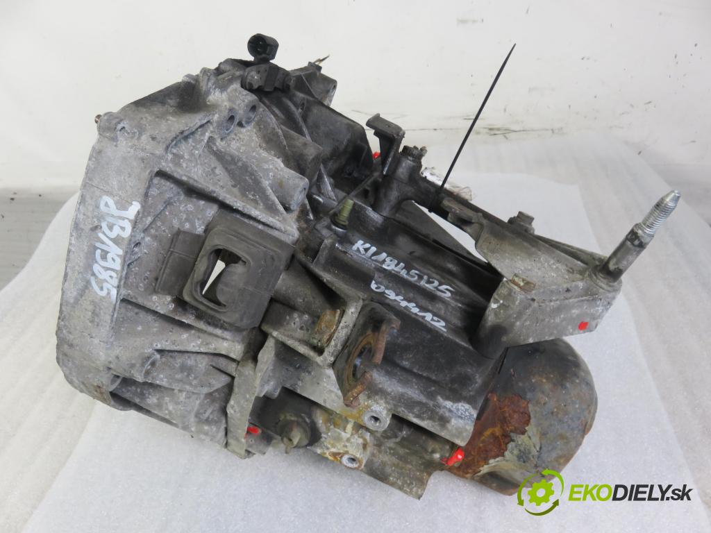 RENAULT KANGOO (KC0/1_) KOMBIVAN 2007 55,00 1.2 16V (KC05, KC06, KC03, KC0T, KC0W, KC1D) - D4F 1149,00 Prevodovka MANUALNA JB1985