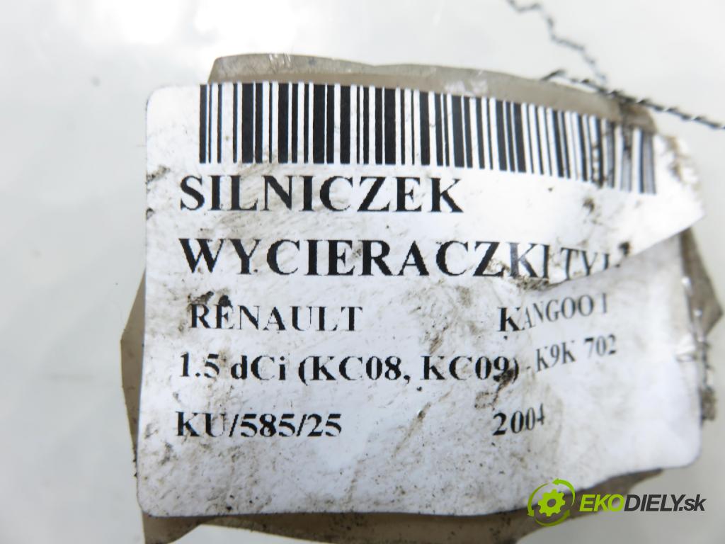 RENAULT KANGOO (KC0/1_) MINIVAN 2004 60,00 1.5 dCi 80 - K9K 702 1461,00 motorek stěrače ZADNÍ: 0390206101 ; 7700308806