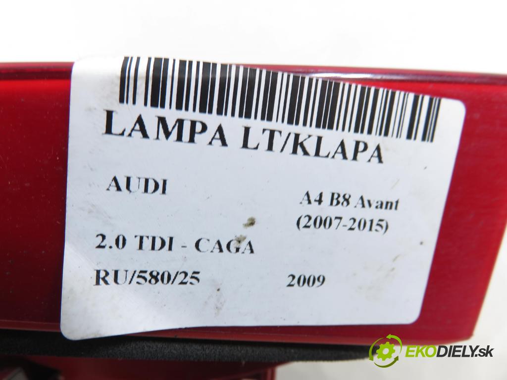 AUDI A4 Avant (8K5, B8) KOMBI 2009 105,00 2.0 TDI - CAGA 1968,00 světlo levé zadní kufr 8K9945093