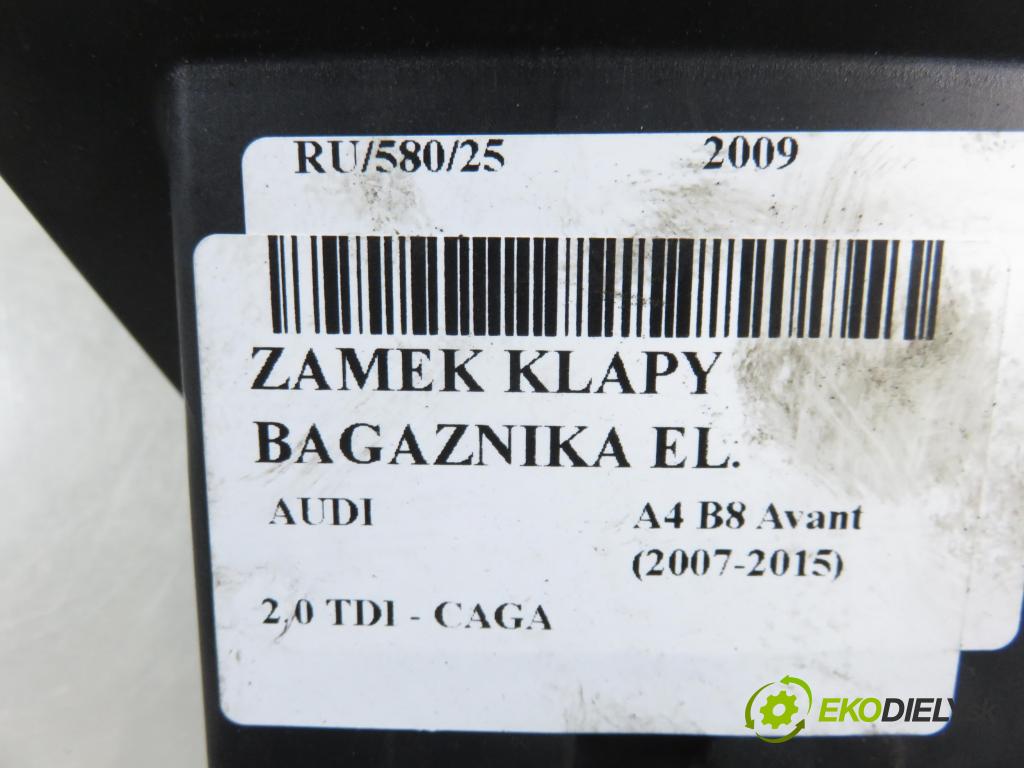 AUDI A4 Avant (8K5, B8) KOMBI 2009 105,00 2.0 TDI - CAGA 1968,00 zámok dveří kufr EL.