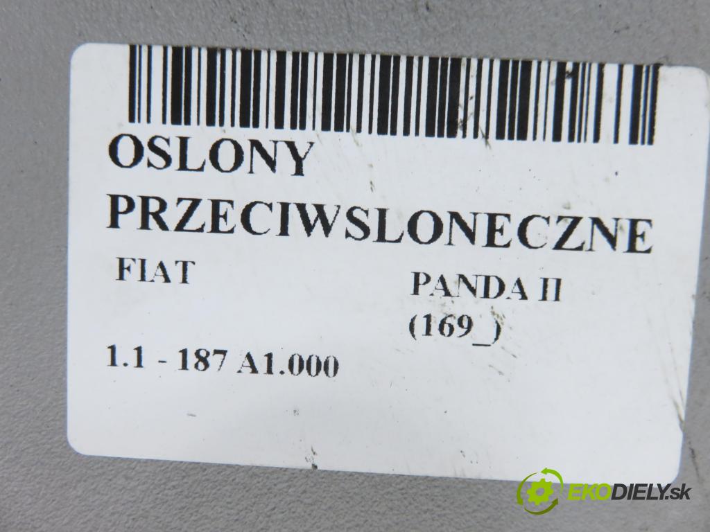 FIAT PANDA (169_) HB 2008 40,00 1.1 54 - 187 A1.000 1108,00 kryty protislnečné