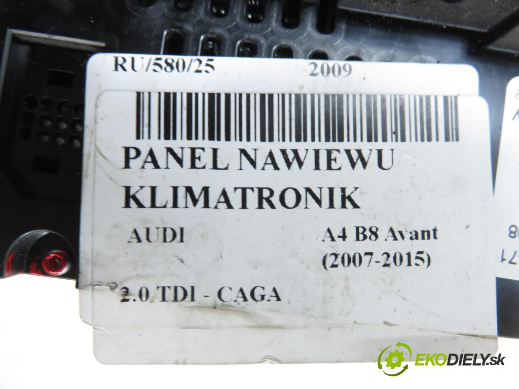 AUDI A4 Avant (8K5, B8) KOMBI 2009 105,00 2.0 TDI - CAGA 1968,00 Panel kúrenia KLIMATRONIK 8T1820043AH ; A2C53345972
