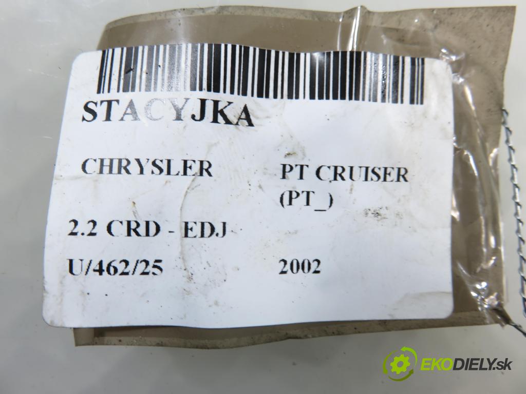 CHRYSLER PT CRUISER (PT_) HB 2002 89,00 2.2 CRD 121 - EDJ 2148,00 zámok spínacej skrinky