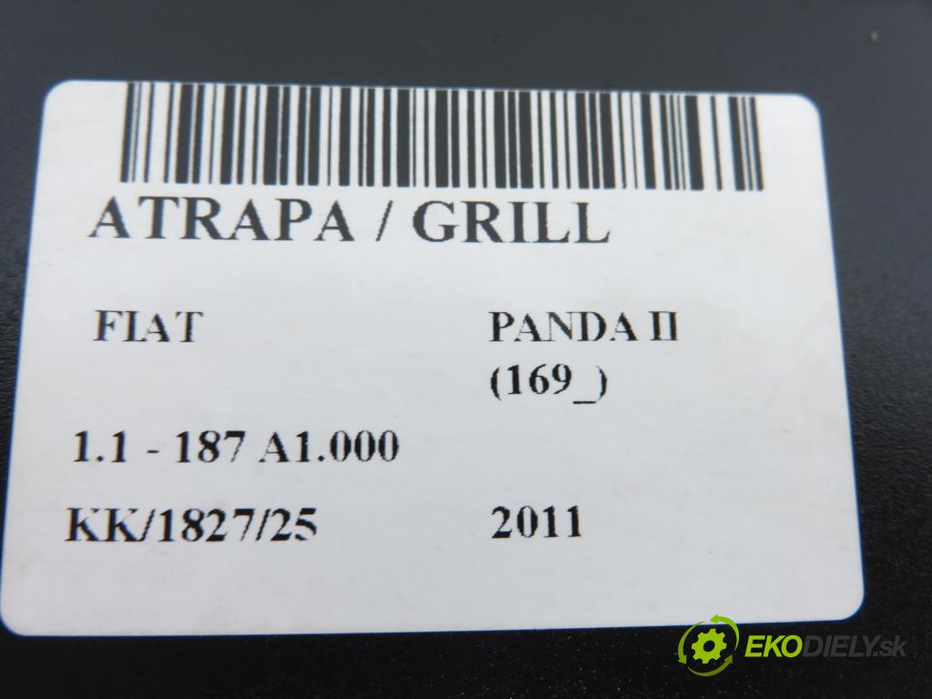 FIAT PANDA (169_) HB 2008 40,00 1.1 54 - 187 A1.000 1108,00 mřížka / maska 735314236