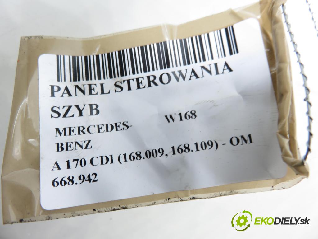 MERCEDES-BENZ KLASA A (W168) HB 2002 70,00 A 170 CDI 95 - OM 668.942 1689,00 Panel ovládania okien 1688206510