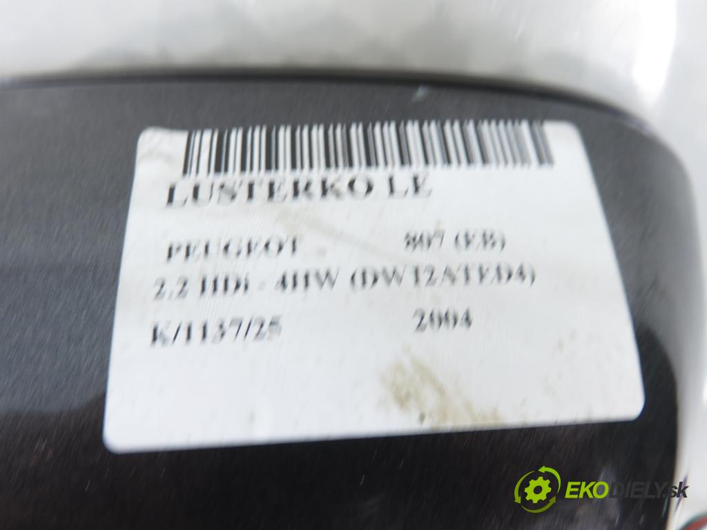 PEUGEOT 807 (EB_) MINIVAN 2004 94,00 2.2 16V HDi 128 - 4HW 2179,00 Spätné zrkadlo LE
