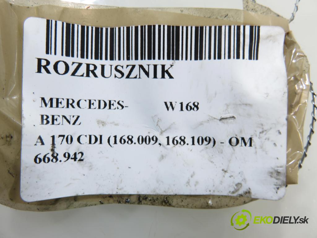 MERCEDES-BENZ KLASA A (W168) HB 2002 70,00 A 170 CDI 95 - OM 668.942 1689,00 startér 0001115008 ; 0051511601 (Startér)