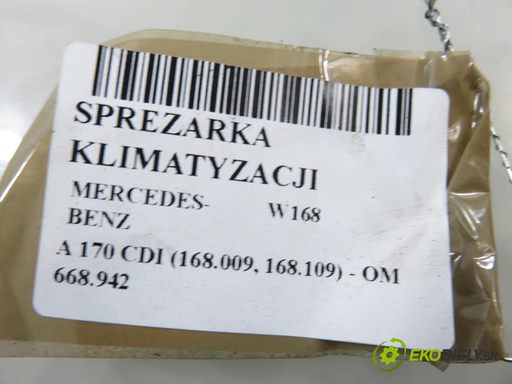 MERCEDES-BENZ KLASA A (W168) HB 2002 70,00 A 170 CDI 95 - OM 668.942 1689,00 KOMPRESOR: klimatizace 4472208365 (Kompresor klimatizace)