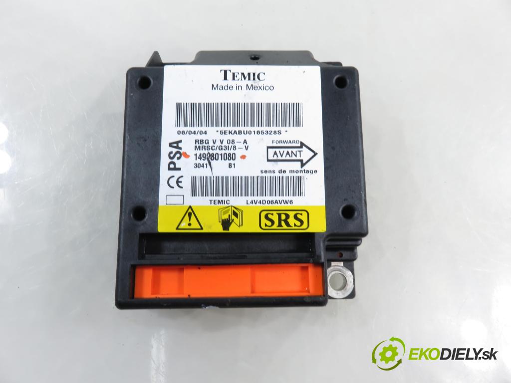 PEUGEOT 807 (EB_) MINIVAN 2004 94,00 2.2 16V HDi 128 - 4HW 2179,00 MODUL air BAG 1499801080