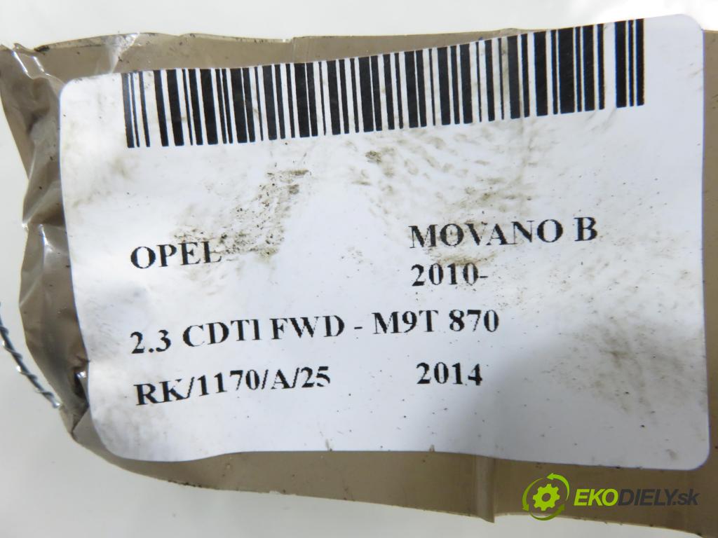 OPEL MOVANO B Platforma / podwozie (X62) FURGON 2014 81,00 2.3 CDTI FWD - M9T 870 2299,00 ZVEDÁK: 8200744935