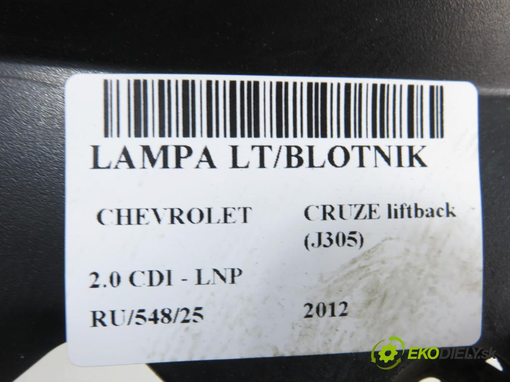 CHEVROLET CRUZE liftback (J305) HB 2012 120,00 2.0 Dsl - LNP 1998,00 Svetlo ľavé zadné