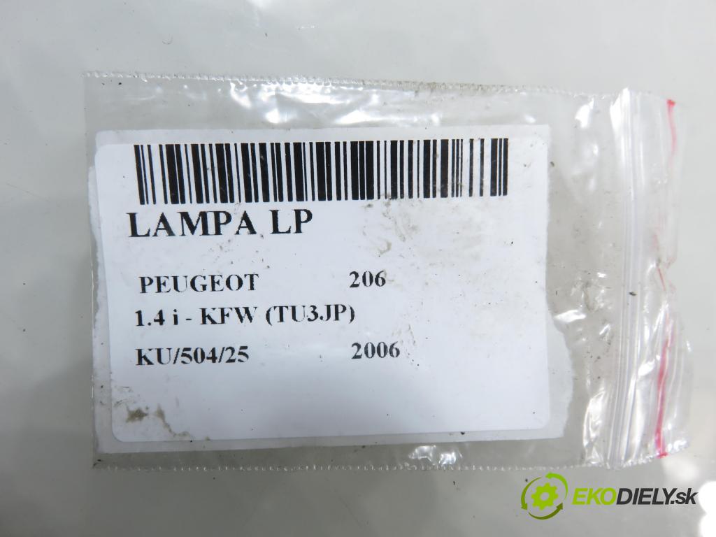 PEUGEOT 206 liftback (2A/C) HB 2006 55,00 1.4 75 - KFW 1360,00 světlo LP 9660535680