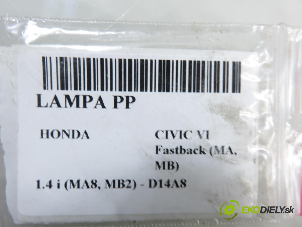 HONDA CIVIC VI Fastback (MA, MB) LIFTBACK 1997 66,00 1.4 i (MA8, MB2) - D14A8 1396,00 Svetlo PP 082171122R