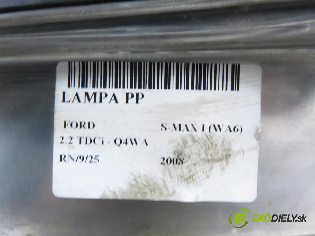 FORD S-MAX (WA6) MINIVAN 2008 129,00 2.2 TDCi - Q4WA 2179,00 světlo PP 