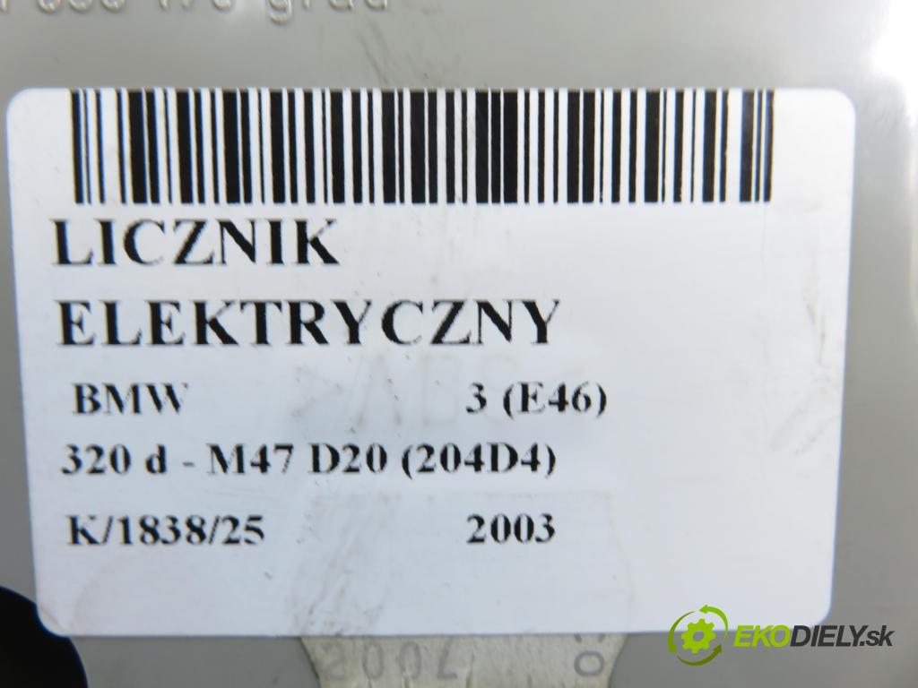 BMW 3 (E46) SEDAN 2003 110,00 320 d 150 - M47 D20 (204D4) 1995,00 prístrojovka elektrický 4117708 ; 0263639160