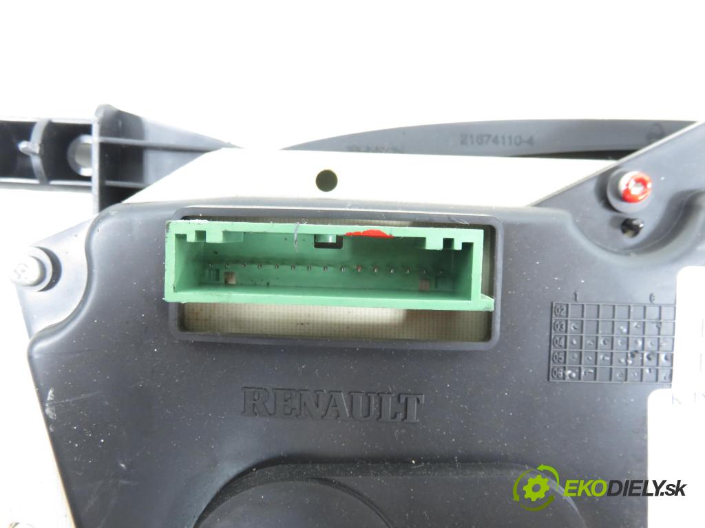 RENAULT KANGOO (KC0/1_) KOMBIVAN 2007 55,00 1.2 16V (KC05, KC06, KC03, KC0T, KC0W, KC1D) - D4F 1149,00 Prístrojovka elektrický P8200336483 ; P8200336483E