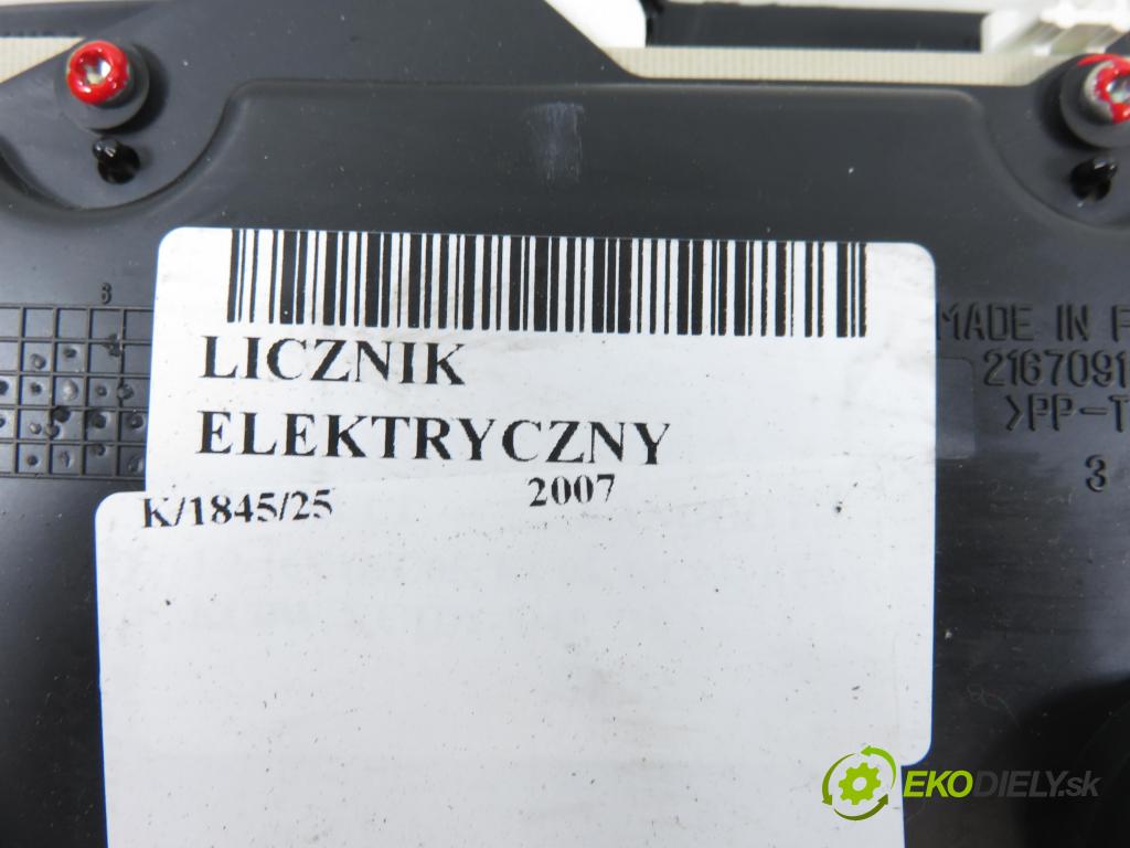 RENAULT KANGOO (KC0/1_) KOMBIVAN 2007 55,00 1.2 16V (KC05, KC06, KC03, KC0T, KC0W, KC1D) - D4F 1149,00 Prístrojovka elektrický P8200336483 ; P8200336483E