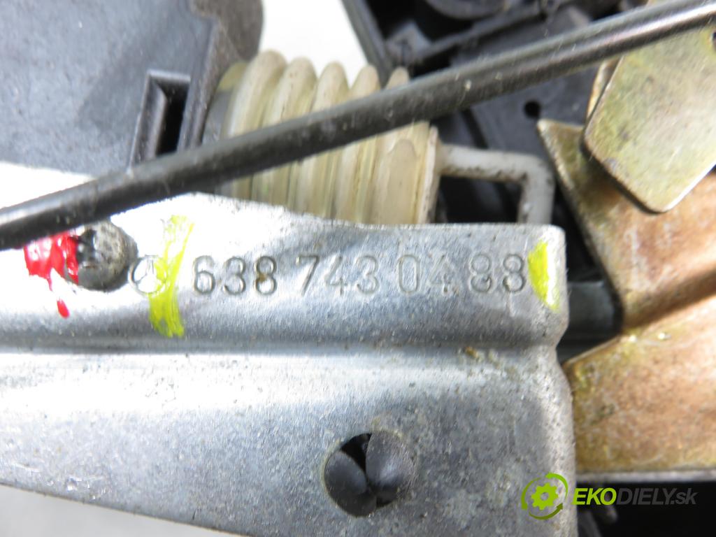 MERCEDES-BENZ VITO Skrzynia (638) FURGON 2000 90,00 112 CDI 2.2 (638.094) - OM 611.980 2151,00 zámok dverí kufor 6387430488