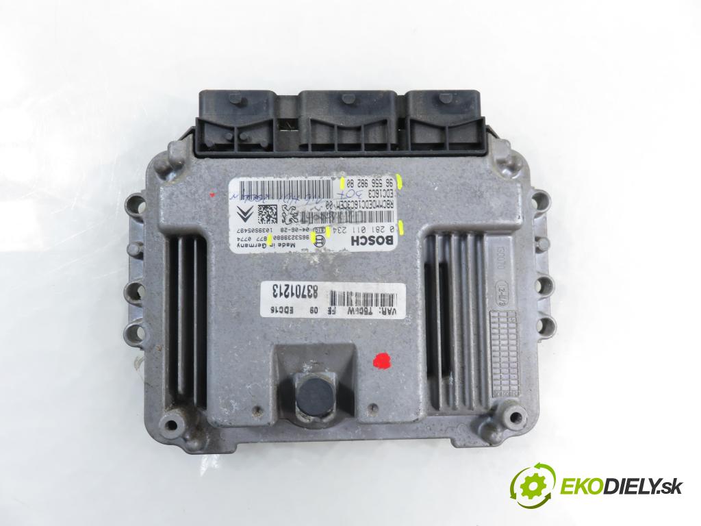 PEUGEOT 307 Break (3E) KOMBI 2004 0,00 1.6 HDi 110 - 9HZ (DV6TED4) 1560,00 Riadiaca jednotka Motor 9655698280 ; 0281011234 ; 9653239880