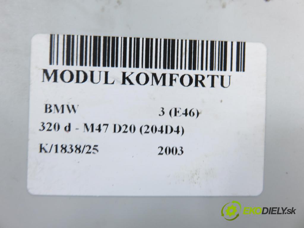 BMW 3 (E46) SEDAN 2003 110,00 320 d 150 - M47 D20 (204D4) 1995,00 MODUL komfortu 6932368