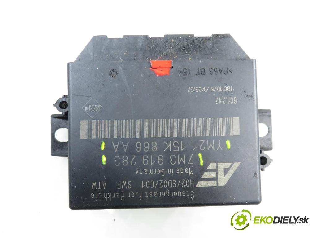 VW SHARAN (7M8, 7M9, 7M6) MINIVAN 2007 103,00 2.0 TDI - BRT 1968,00 MODUL 7M3919283 ; YM2115K866AA