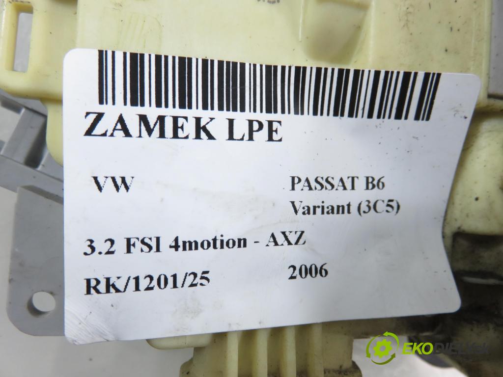 VW PASSAT B6 Variant (3C5) KOMBI 2006 184,00 3.2 FSI 4motion - AXZ 3168,00 zámok 3C1837015A
