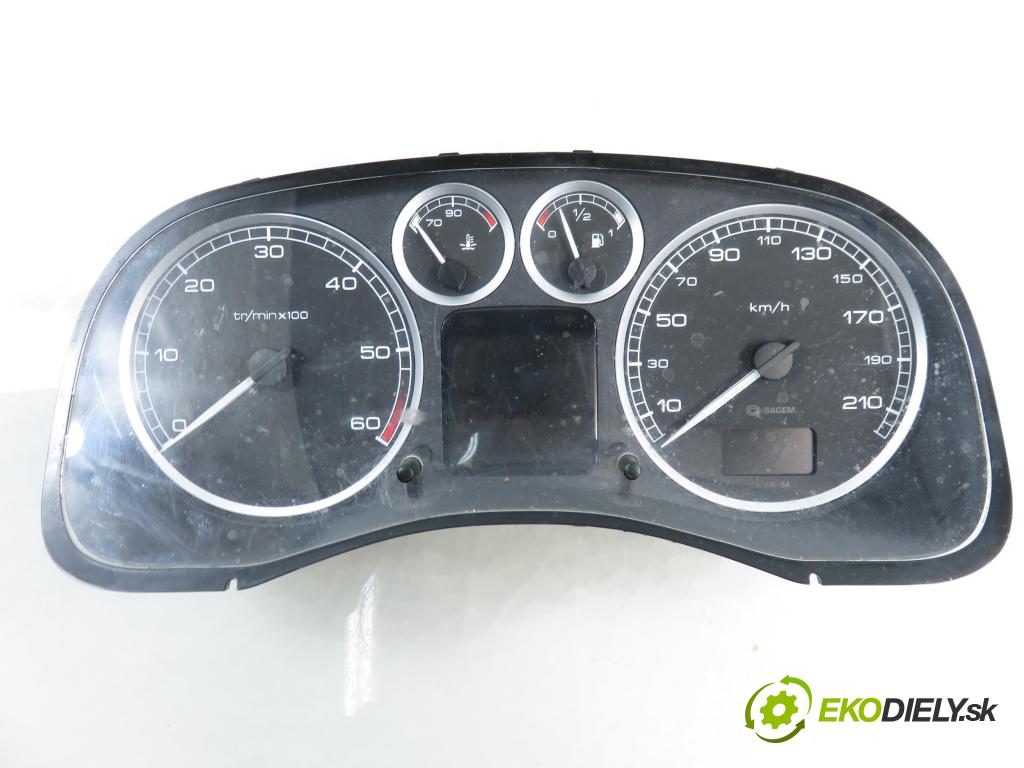 PEUGEOT 307 Break (3E) KOMBI 2004 0,00 1.6 HDi 110 - 9HZ (DV6TED4) 1560,00 prístrojovka elektrický P9655476580G