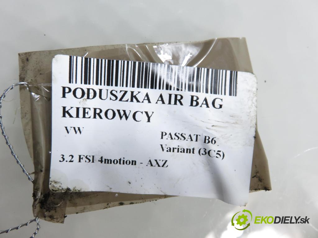 VW PASSAT B6 Variant (3C5) KOMBI 2006 184,00 3.2 FSI 4motion - AXZ 3168,00 AirBag air BAG volantu 3C0880201AC