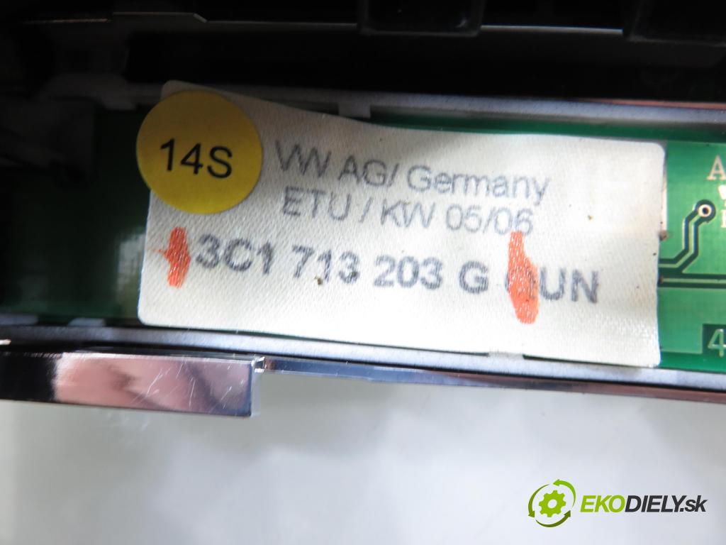 VW PASSAT B6 Variant (3C5) KOMBI 2006 184,00 3.2 FSI 4motion - AXZ 3168,00 PANEL / KONZOLA 3C1713203G ; 3C0864263A