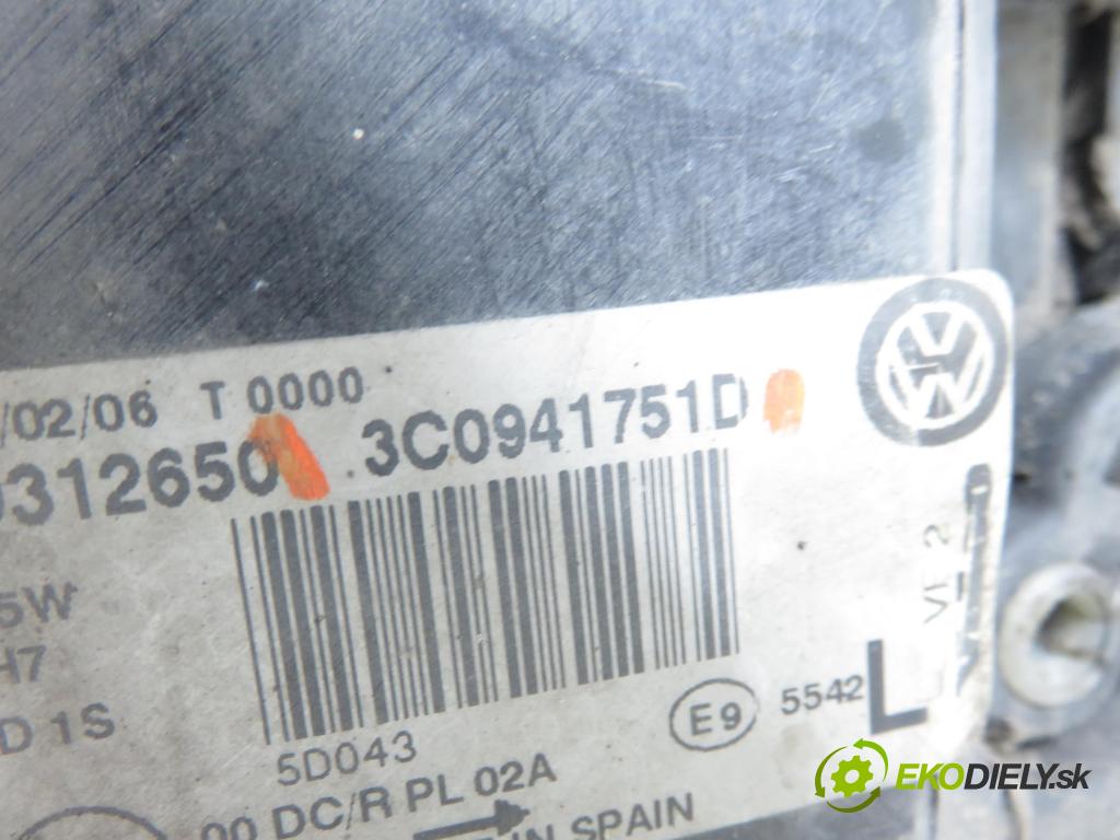 VW PASSAT B6 Variant (3C5) KOMBI 2006 184,00 3.2 FSI 4motion - AXZ 3168,00 Svetlo LP 3D0907391B ; 3C0941751D