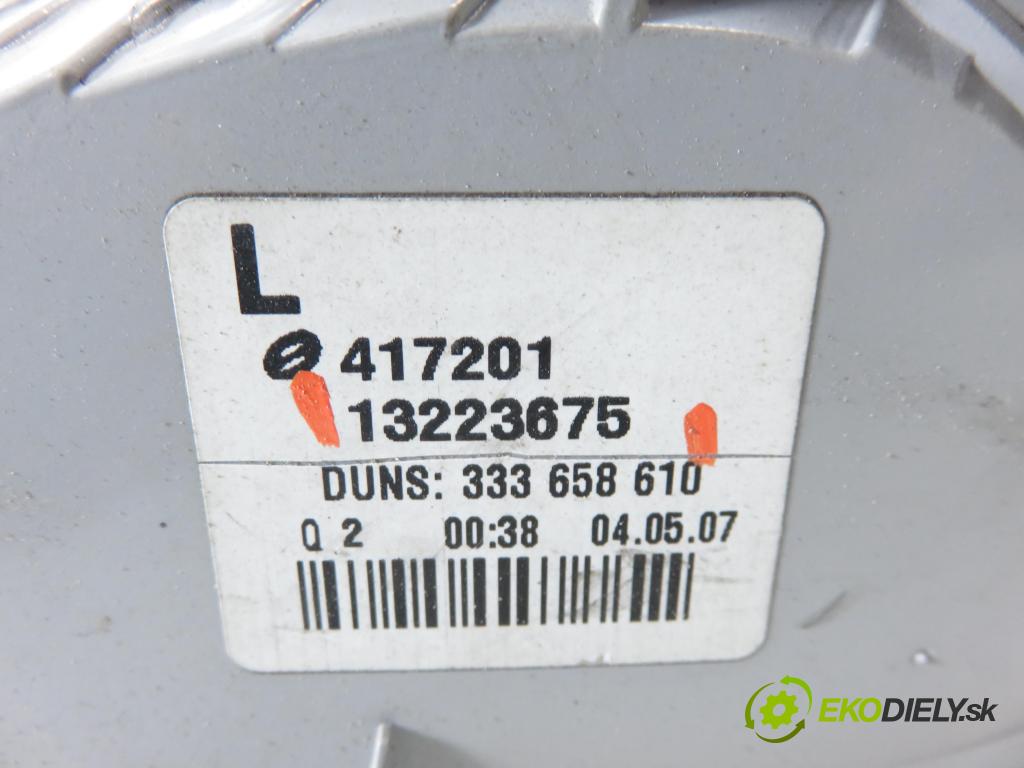 OPEL ASTRA H Kombi (A04) KOMBI 2007 81,00 1.7 CDTI - Z 17 DTJ 1686,00 Svetlo ľavé zadné 13223675 ; 24451838