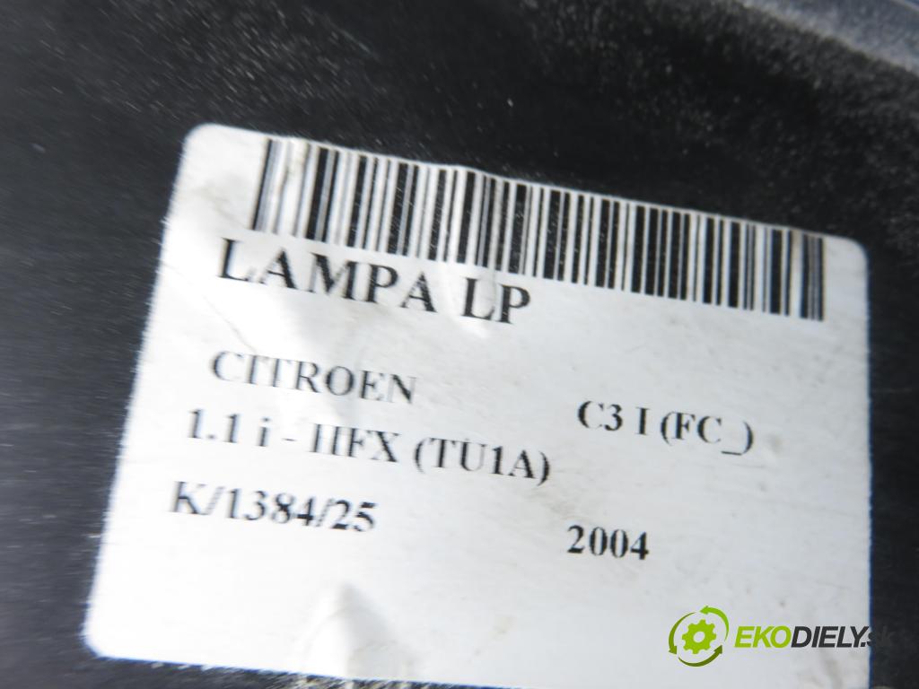 CITROEN C3 I (FC_) HB 2004 44,00 1.1 i - HFX (TU1A) 1124,00 Svetlo LP 9647214280