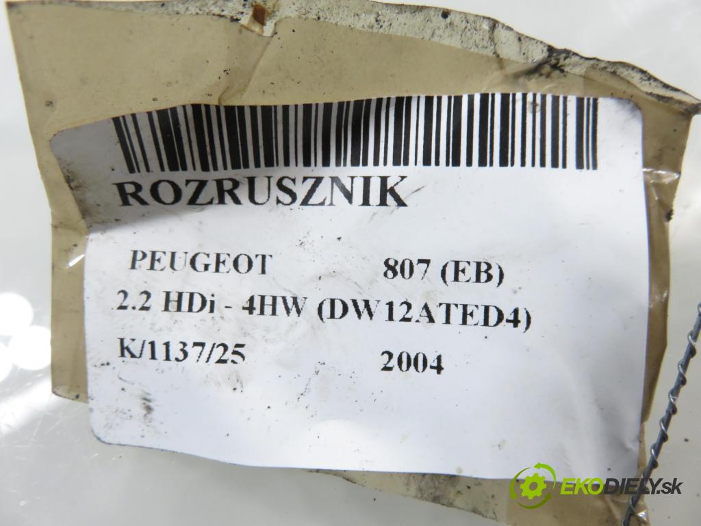 PEUGEOT 807 (EB_) MINIVAN 2004 94,00 2.2 16V HDi 128 - 4HW 2179,00 Štartér BRAEK (Štartér)