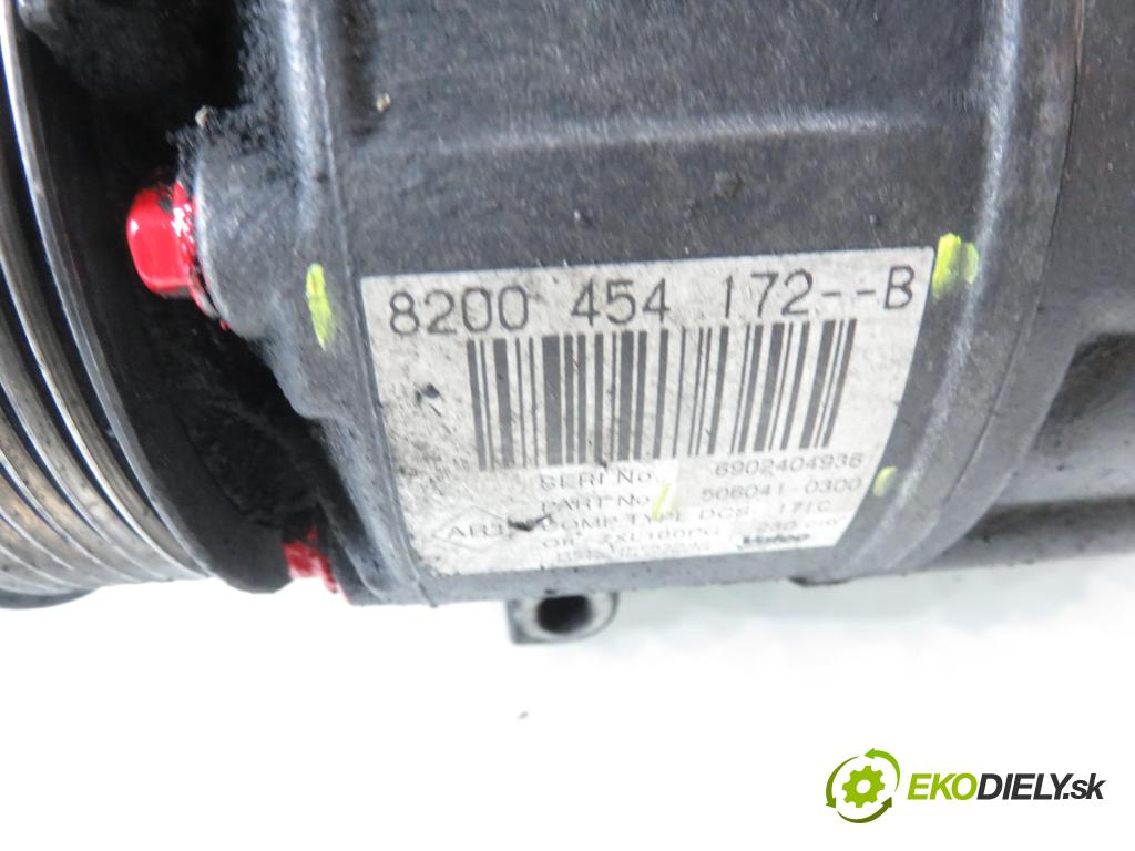 RENAULT TRAFIC II Skrzynia (FL) FURGON 2007 84,00 2.0 dCi 115 - M9R 780 1995,00 KOMPRESOR: klimatizácie 8200454172B ; 5060410300 (Kompresor klimatizácie)