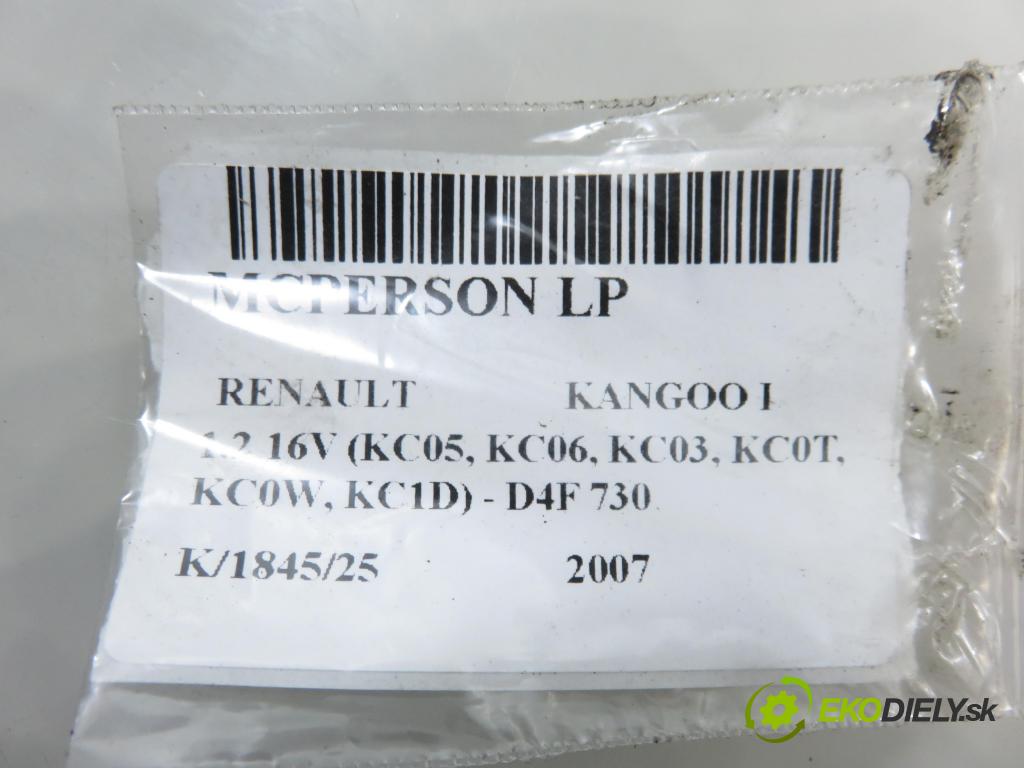 RENAULT KANGOO (KC0/1_) KOMBIVAN 2007 55,00 1.2 16V (KC05, KC06, KC03, KC0T, KC0W, KC1D) - D4F 1149,00 MCPERSON LP