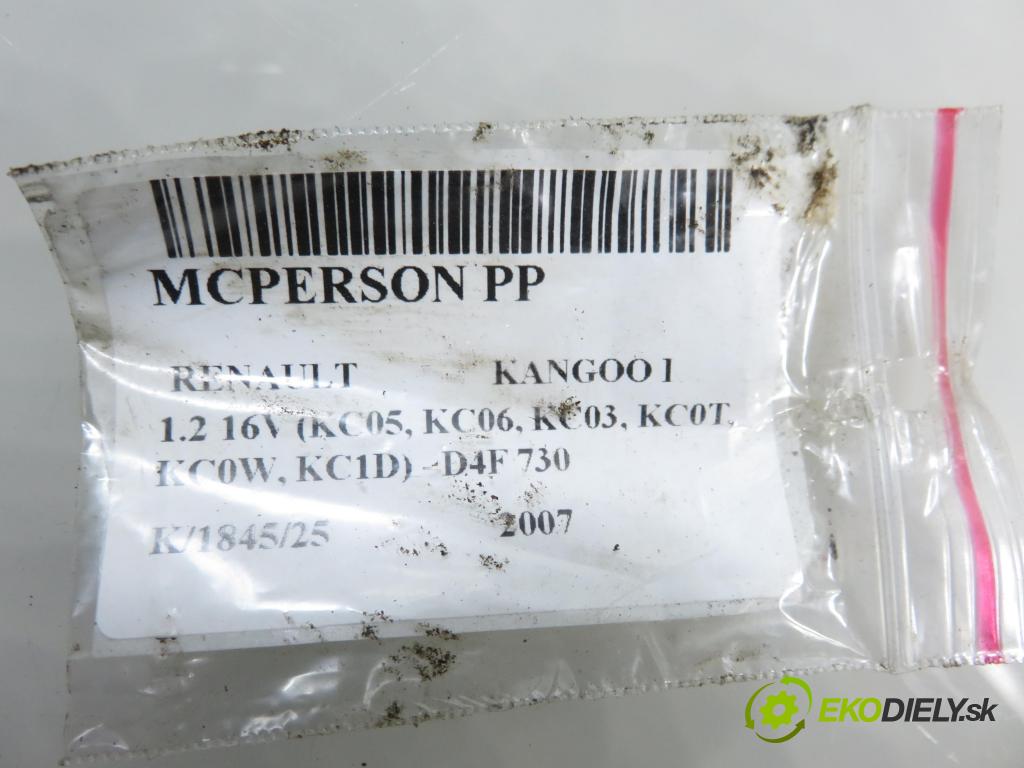 RENAULT KANGOO (KC0/1_) KOMBIVAN 2007 55,00 1.2 16V (KC05, KC06, KC03, KC0T, KC0W, KC1D) - D4F 1149,00 MCPERSON PP