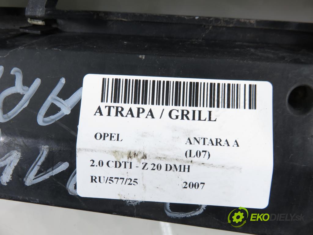OPEL ANTARA A (L07) SUV 2007 110,00 2.0 CDTI 150 - Z 20 DMH 1991,00 mřížka / maska 96433237