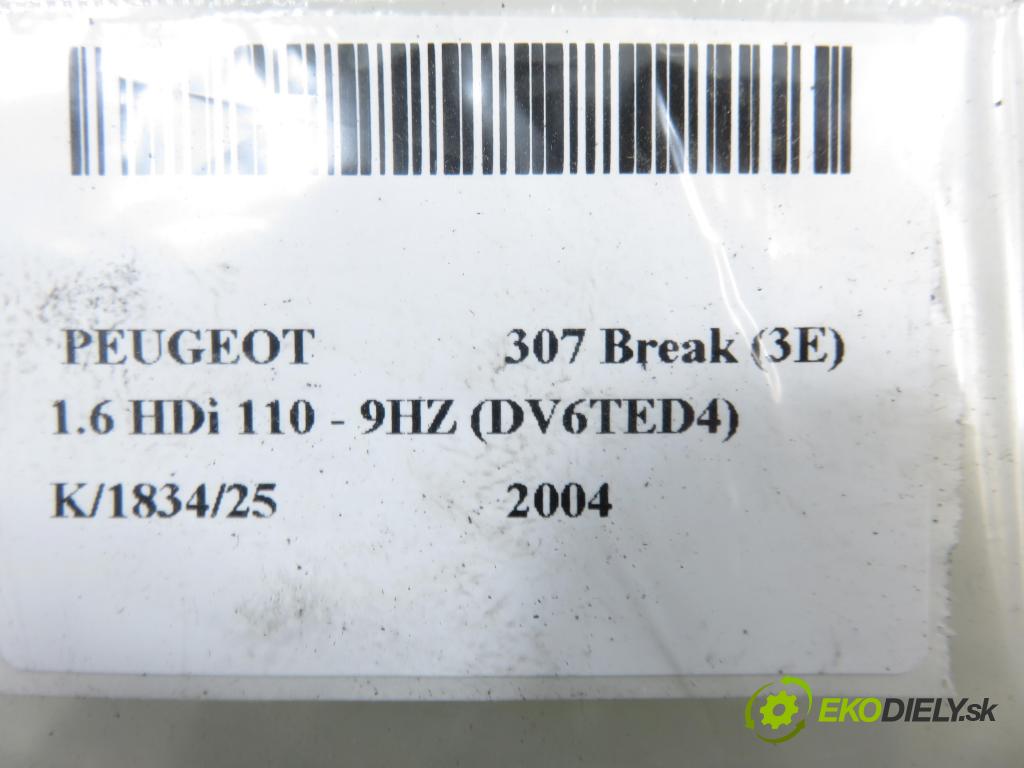 PEUGEOT 307 Break (3E) KOMBI 2004 0,00 1.6 HDi 110 - 9HZ (DV6TED4) 1560,00 Nádržka KAPALINA: FAP 9639233780