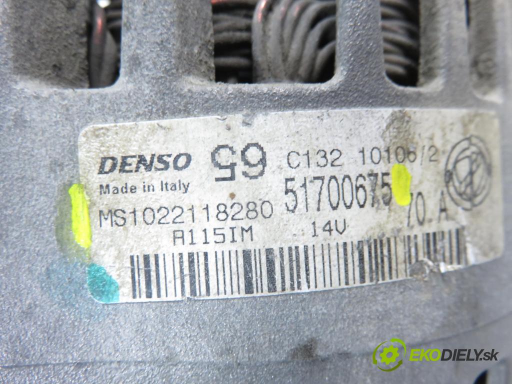 FIAT PANDA (169_) HB 2011 51,00 1.2 - 169 A4.000 1242,00 Alternátor 51700675 ; MS1022118280 (Alternátor)