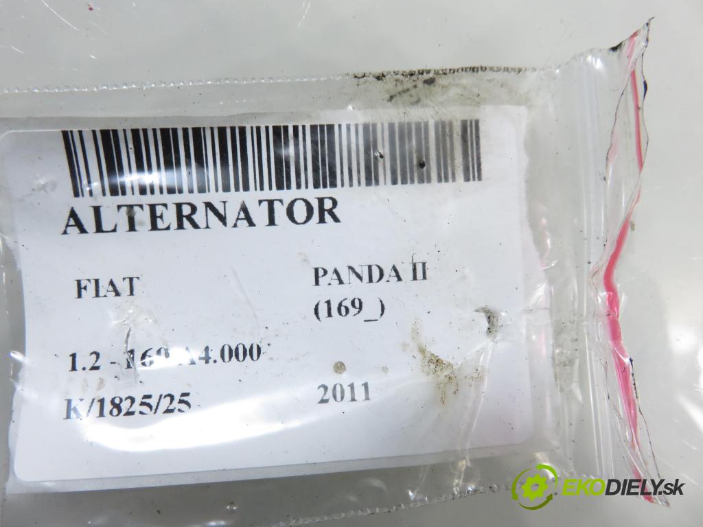 FIAT PANDA (169_) HB 2011 51,00 1.2 - 169 A4.000 1242,00 Alternátor 51700675 ; MS1022118280 (Alternátor)