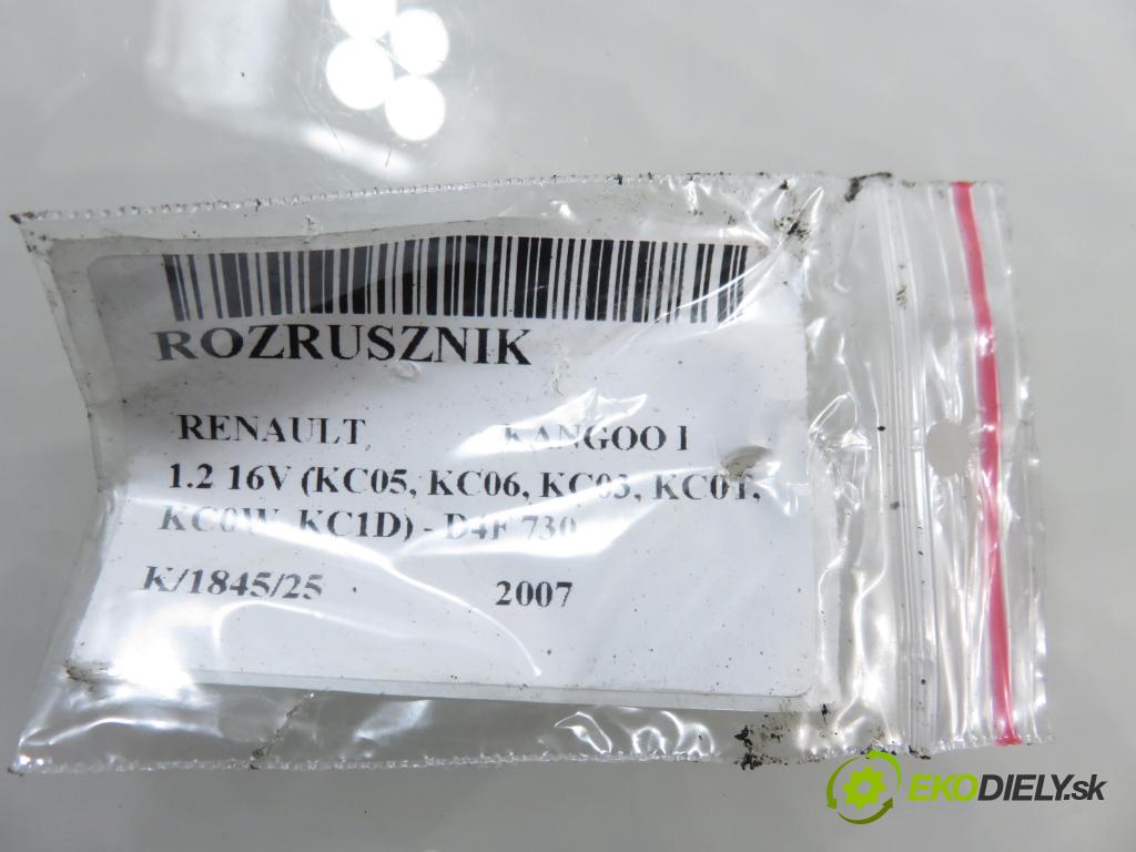RENAULT KANGOO (KC0/1_) KOMBIVAN 2007 55,00 1.2 16V (KC05, KC06, KC03, KC0T, KC0W, KC1D) - D4F 1149,00 Štartér 8200369521 ; TS8E6 (Štartér)