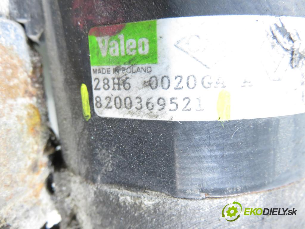 RENAULT KANGOO (KC0/1_) KOMBIVAN 2007 55,00 1.2 16V (KC05, KC06, KC03, KC0T, KC0W, KC1D) - D4F 1149,00 Štartér 8200369521 ; TS8E6 (Štartér)