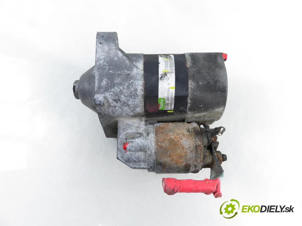 RENAULT KANGOO (KC0/1_) KOMBIVAN 2007 55,00 1.2 16V (KC05, KC06, KC03, KC0T, KC0W, KC1D) - D4F 1149,00 Štartér 8200369521 ; TS8E6 (Štartér)