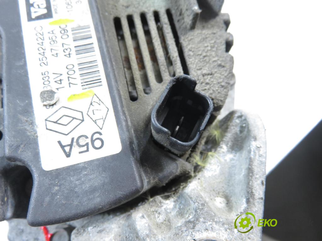 RENAULT KANGOO (KC0/1_) KOMBIVAN 2007 55,00 1.2 16V (KC05, KC06, KC03, KC0T, KC0W, KC1D) - D4F 1149,00 Alternátor 7700437090 (Alternátor)