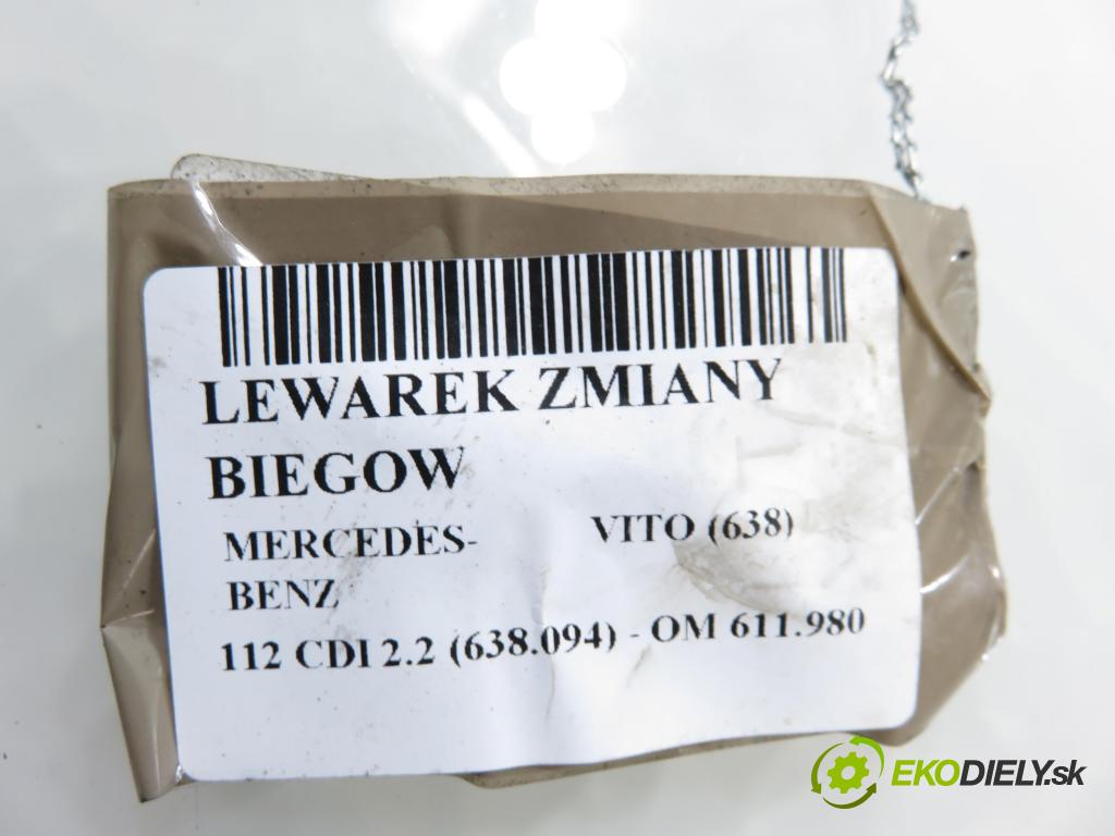 MERCEDES-BENZ VITO Skrzynia (638) FURGON 2000 90,00 112 CDI 2.2 (638.094) - OM 611.980 2151,00 ZVEDÁK: