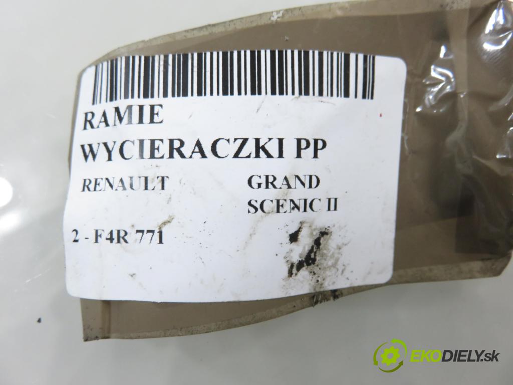 RENAULT GRAND SCENIC II (JM0/1_) MINIVAN 2004 99,00 2.0 135 - F4R 771 1998,00 RAMENO: stierače PP 8200113231 ; 80010797