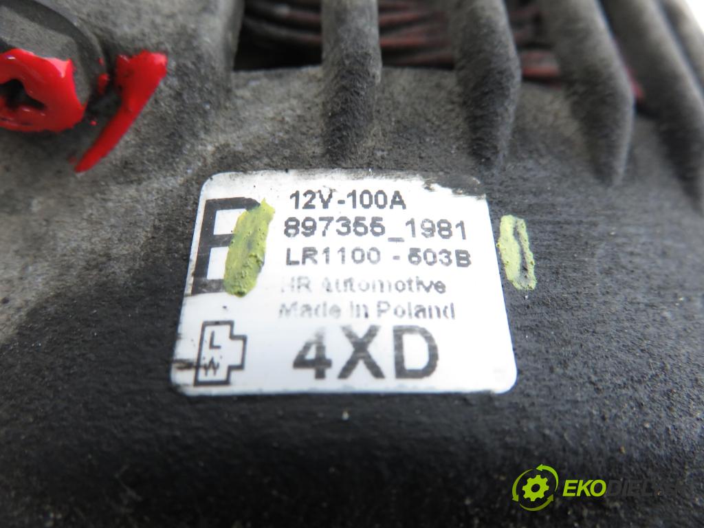 OPEL MERIVA A nadwozie wielkoprzestrzenne (MPV) (X03) HB 2004 74,00 1.7 CDTI 100 - Z 17 DTH 1686,00 Alternátor 8973551981 ; LR1100503B (Alternátor)