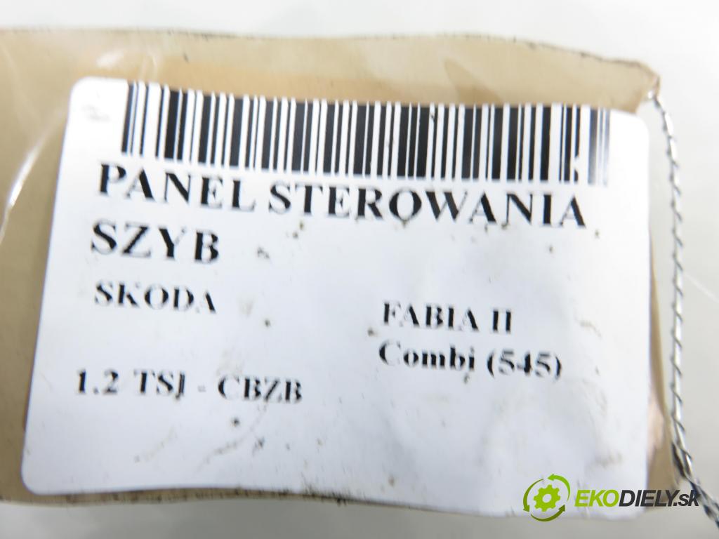 SKODA FABIA II Combi (545) KOMBI 2011 77,00 1.2 TSI - CBZB 1197,00 Panel ovládaní oken 1Z0959858