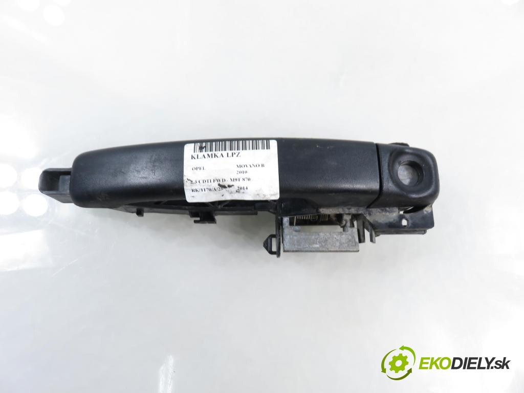 OPEL MOVANO B Platforma / podwozie (X62) FURGON 2014 81,00 2.3 CDTI FWD - M9T 870 2299,00 Kľučka LPZ