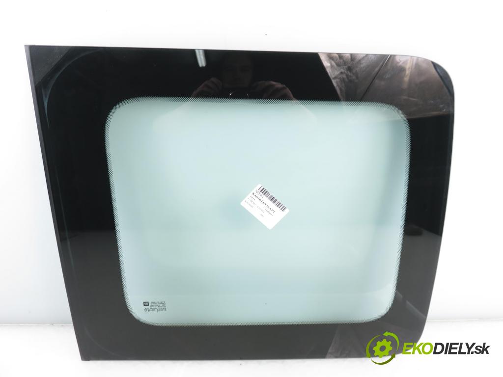 OPEL COMBO C KOMBIVAN 2002 48,00 1.7 DI 16V - Y 17 DTL 1686,00 Okno dverí pravé zadné